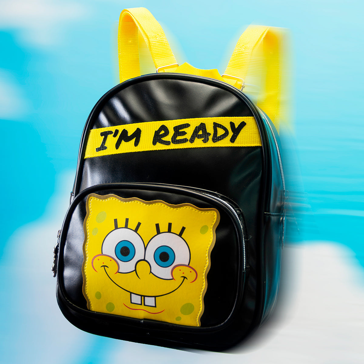 Mini Mochila Bob Esponja "Im Ready" Edicion Limitada