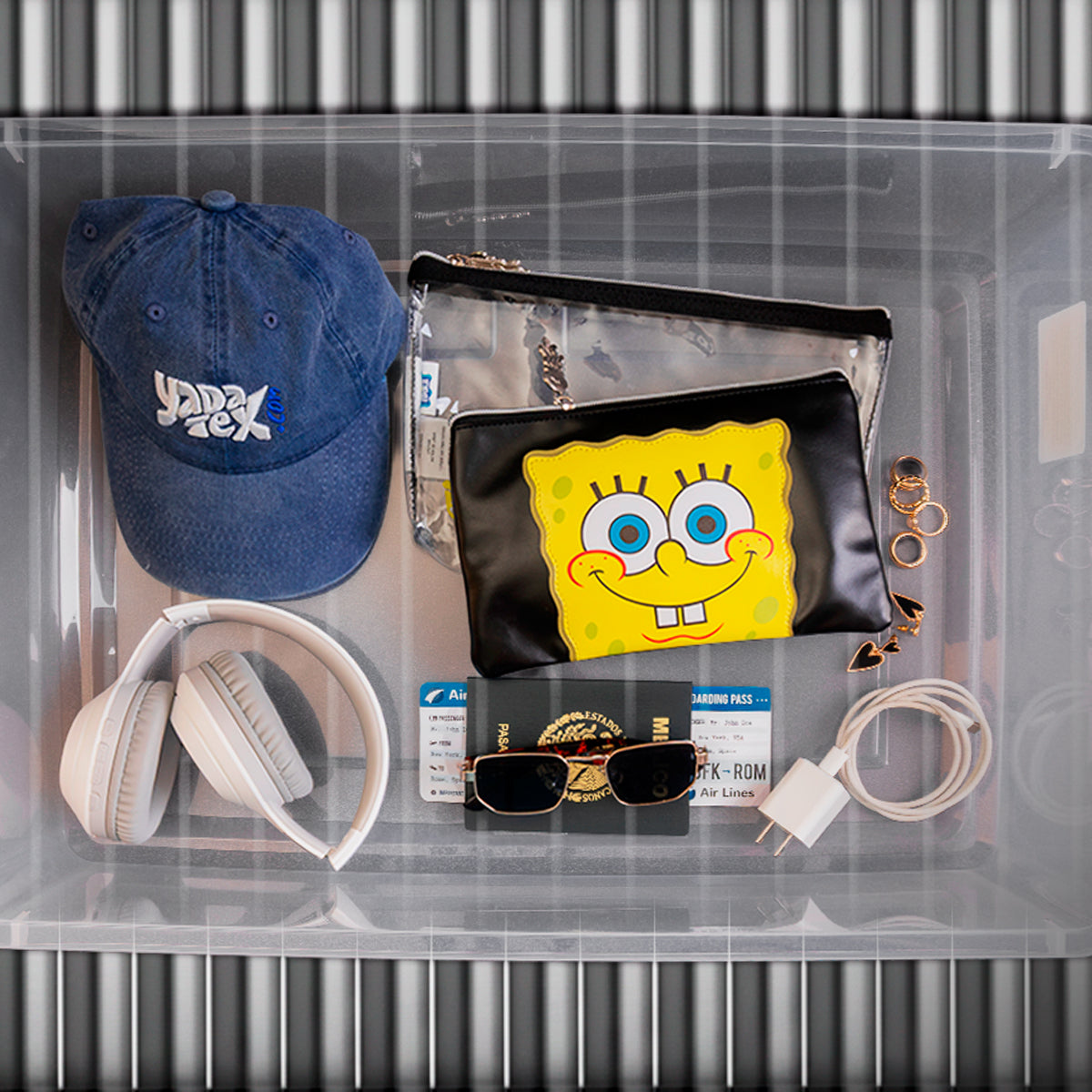 Estuche Bob Esponja Negro