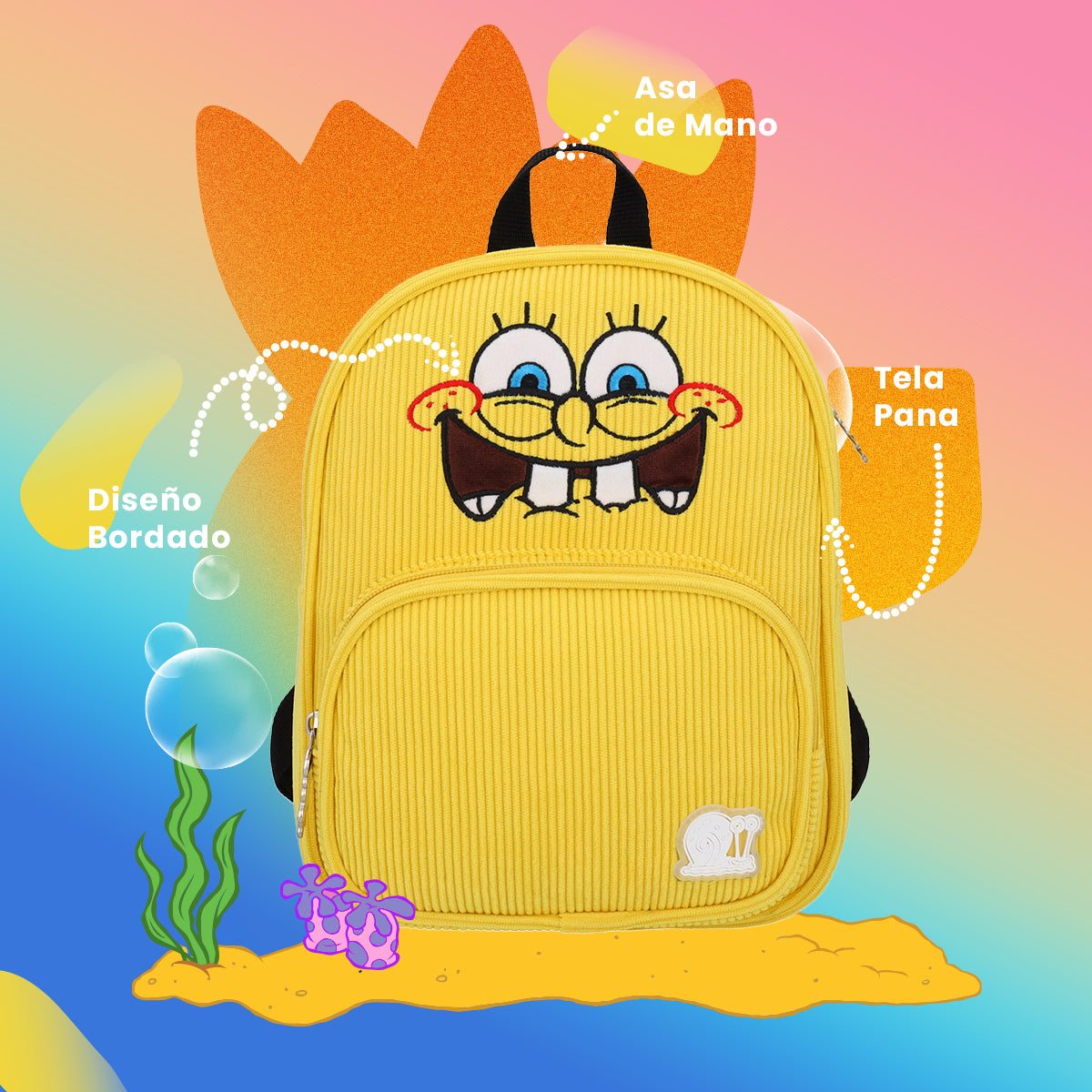Mini mochila Bob Esponja Classic Edicion