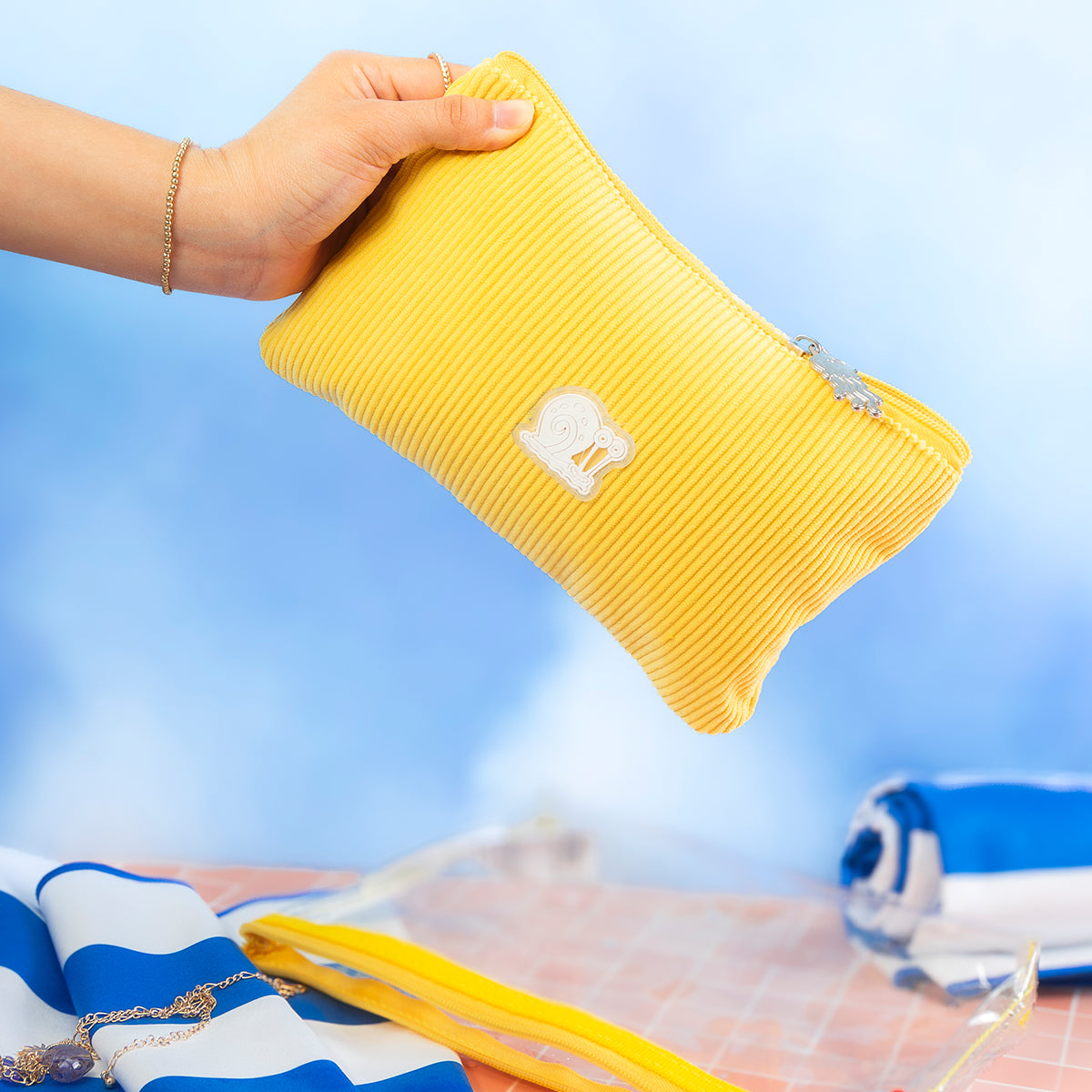 Estuche Bob Esponja Amarillo