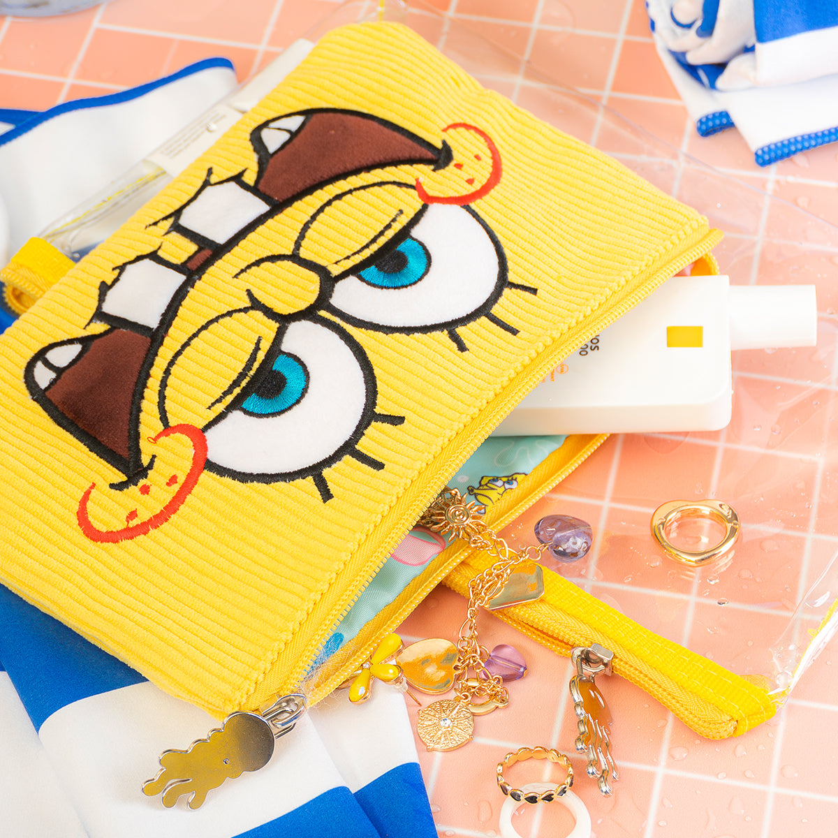 Estuche Bob Esponja Amarillo