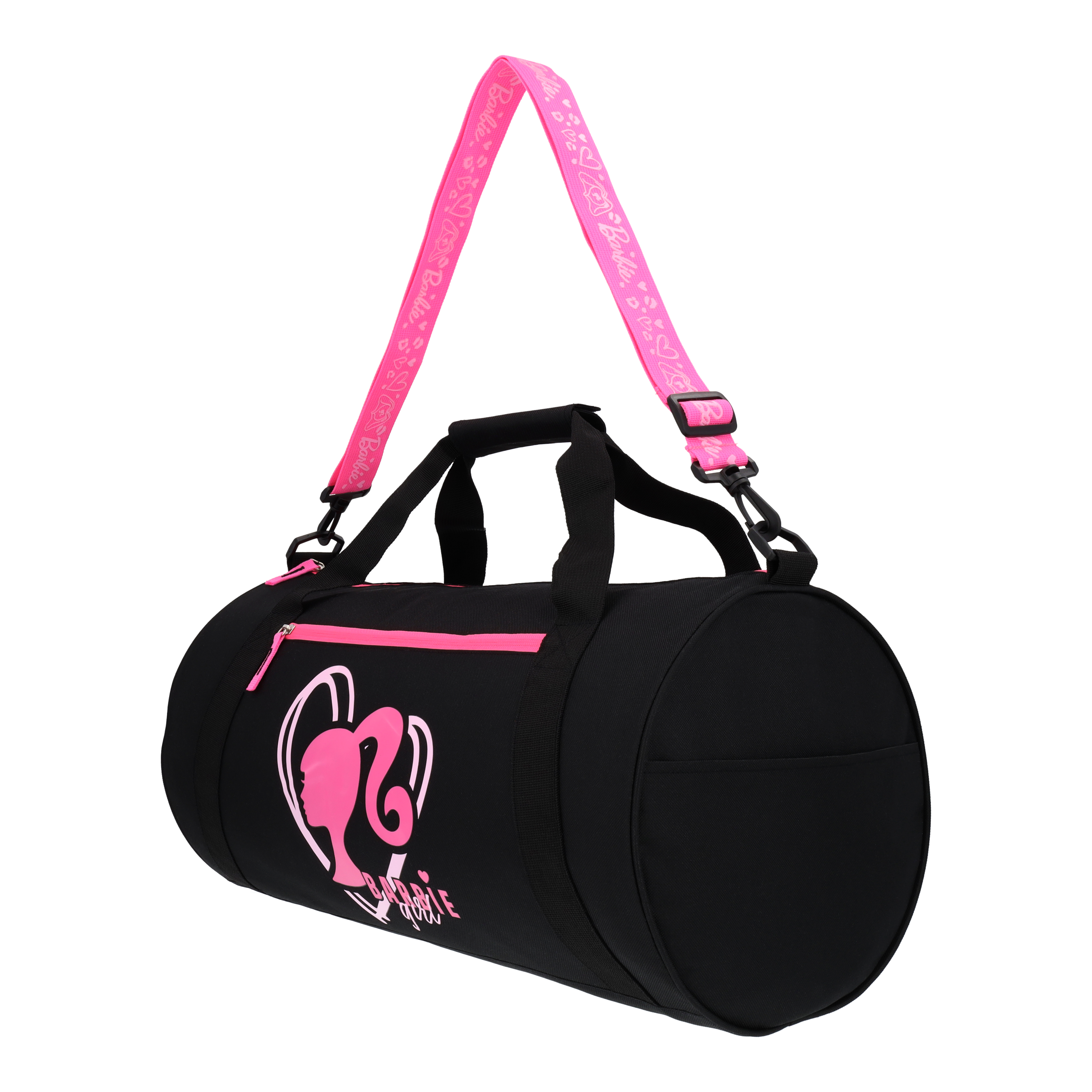 Bolso Deportivo Barbie Negro y Rosa