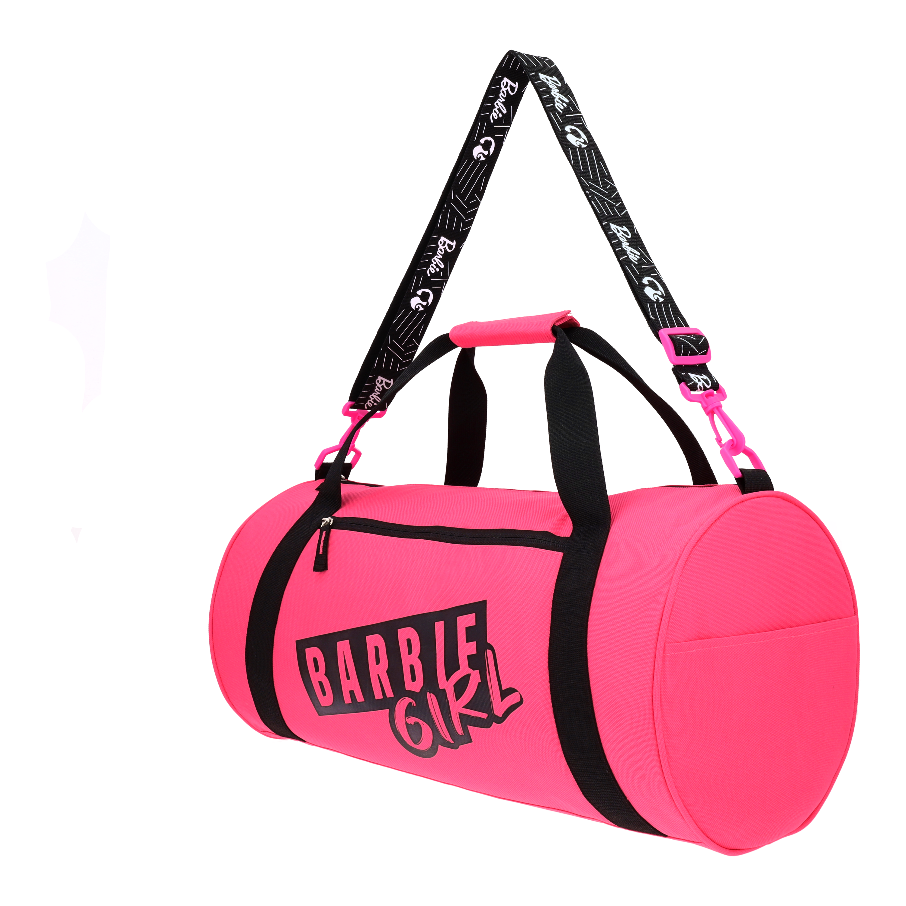 Bolso Deportivo Barbie Rosa y Negro