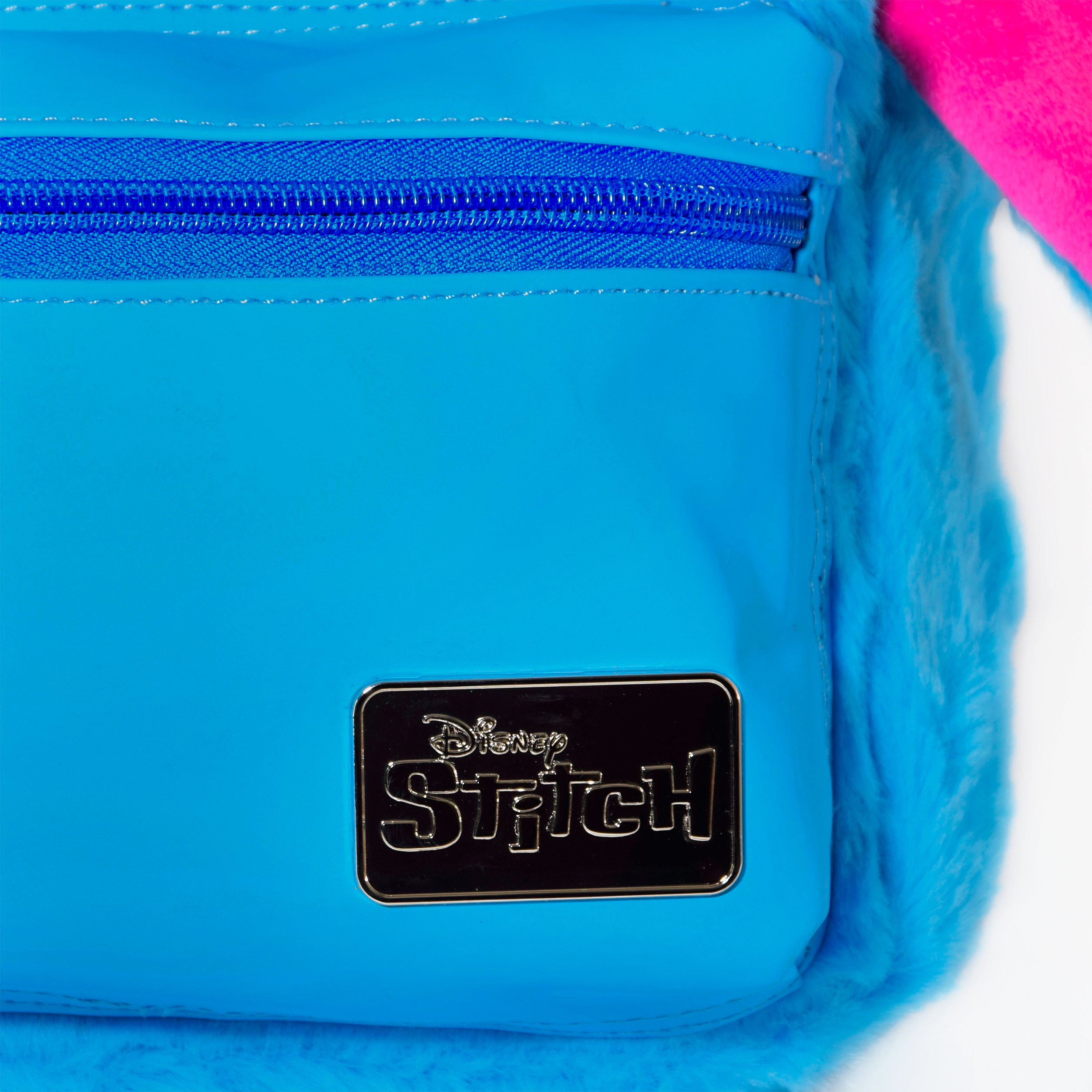 Mini Mochila Stitch Peluda