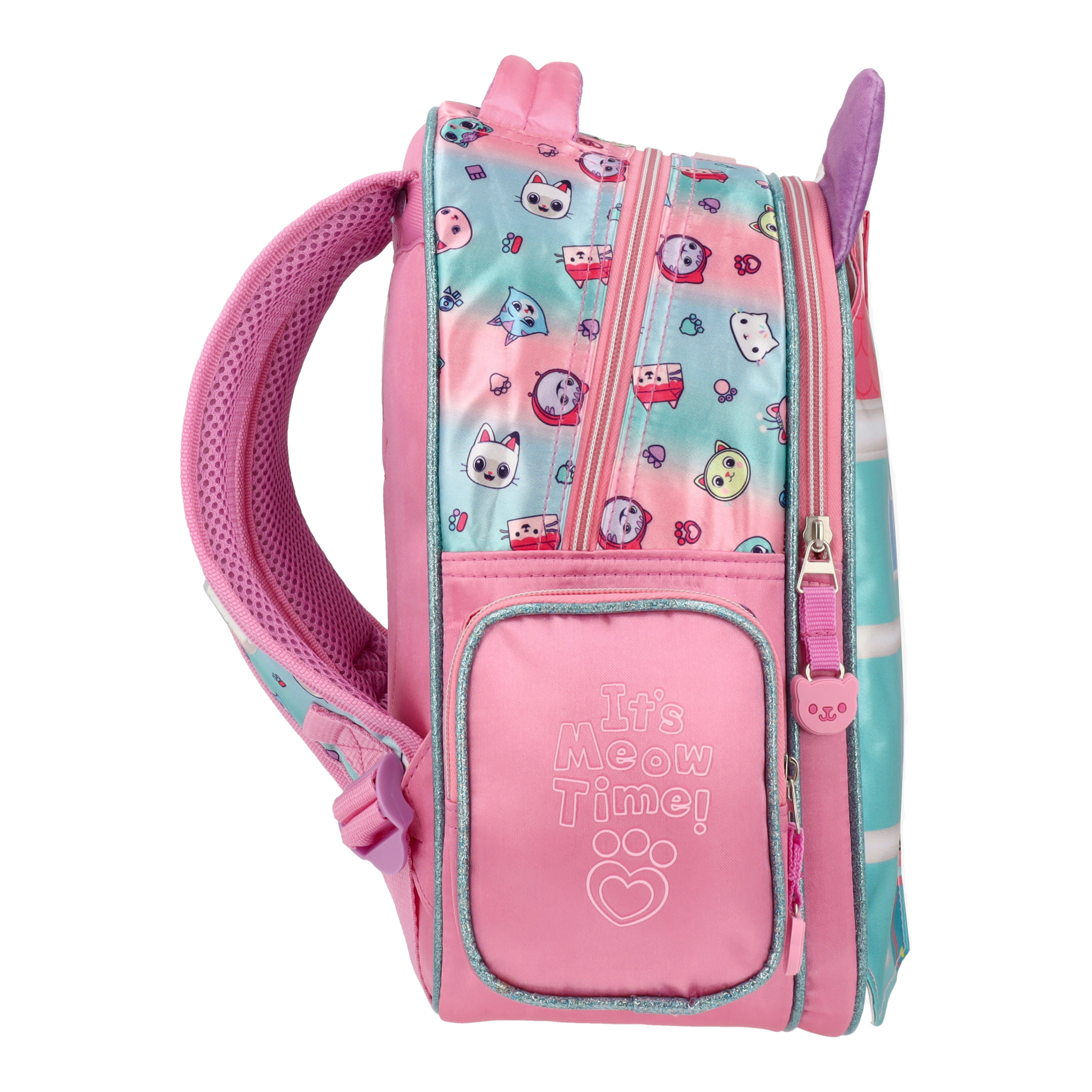 Mochila Gabby's Dollhouse Casa Mágica con panel despegable
