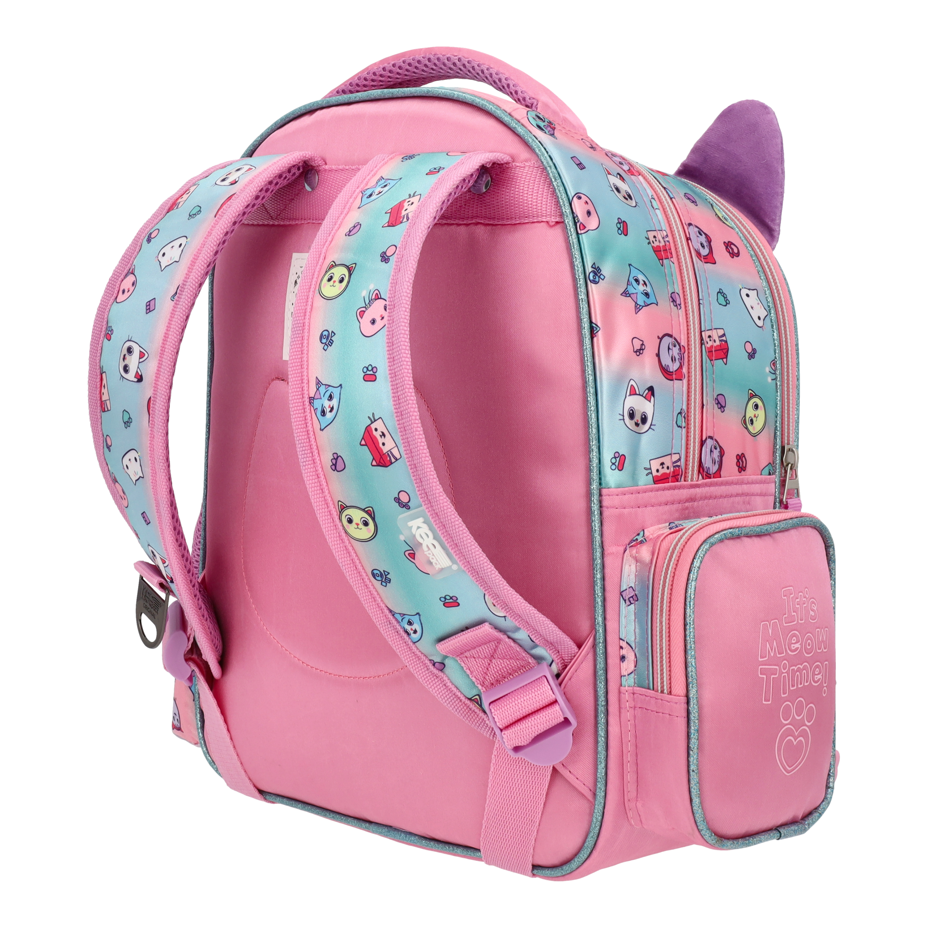 Mochila Gabby's Dollhouse Casa Mágica con panel despegable