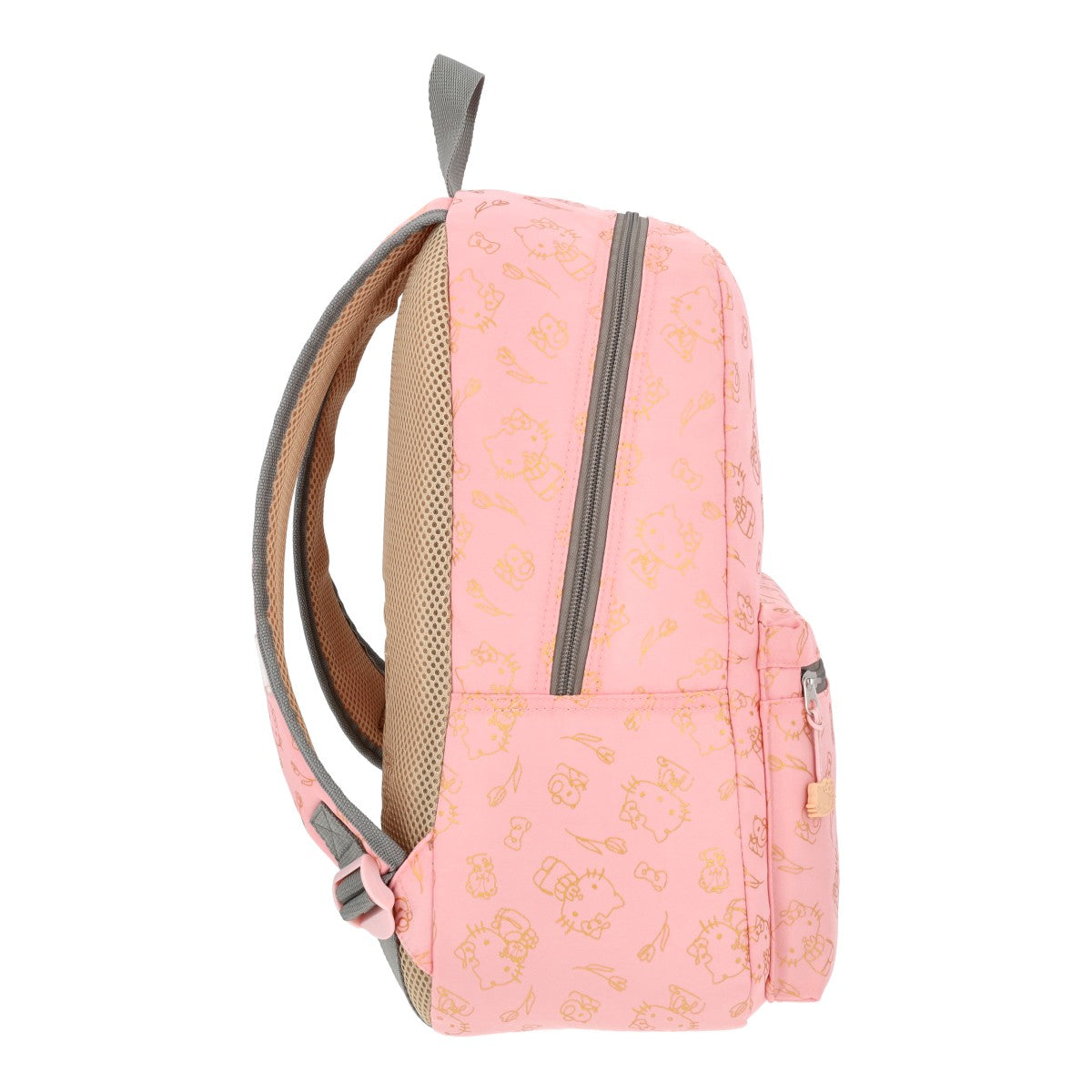 Mochila Hello Kitty Golden Pink 006