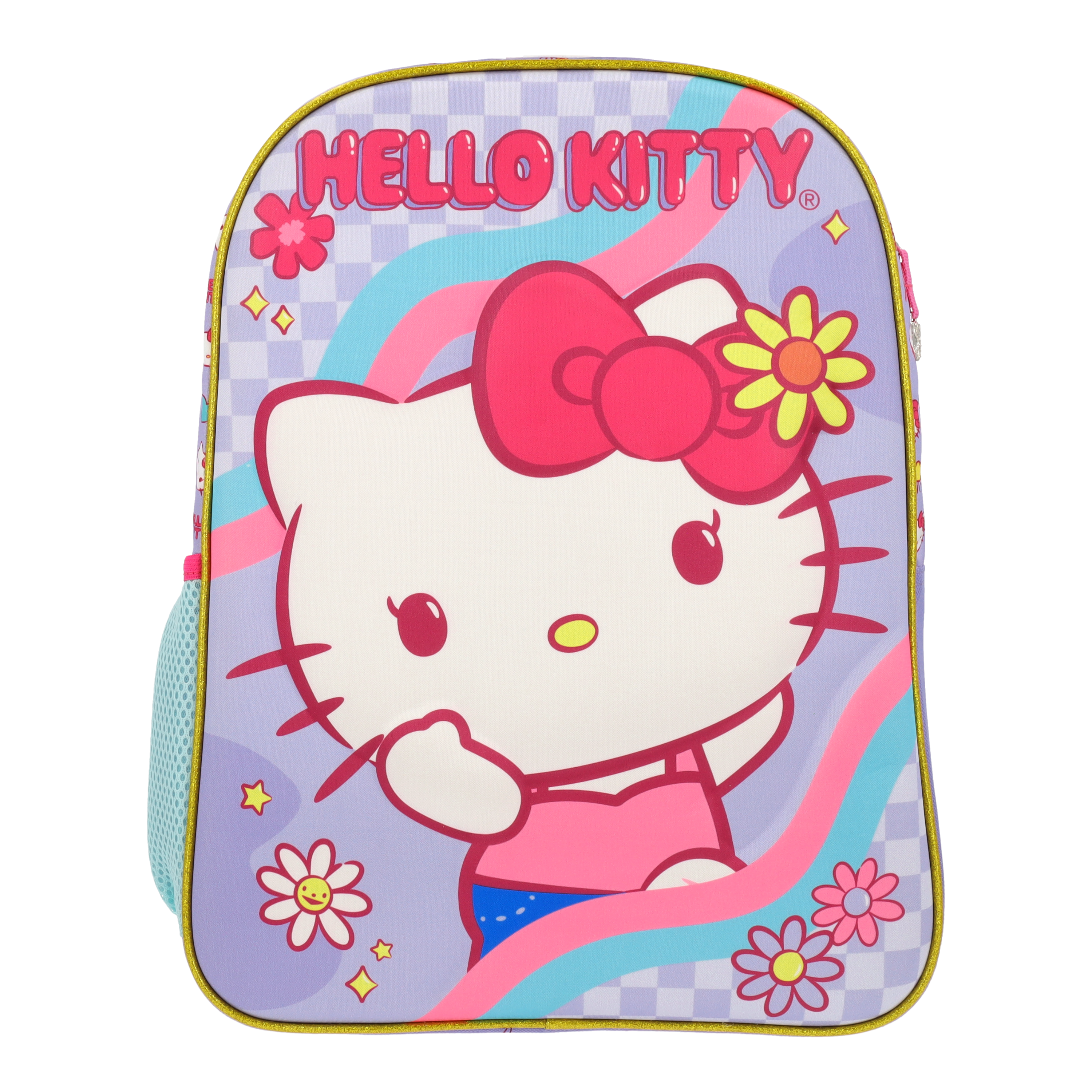 Mochila Escolar Hello Kitty Flores Edición 23