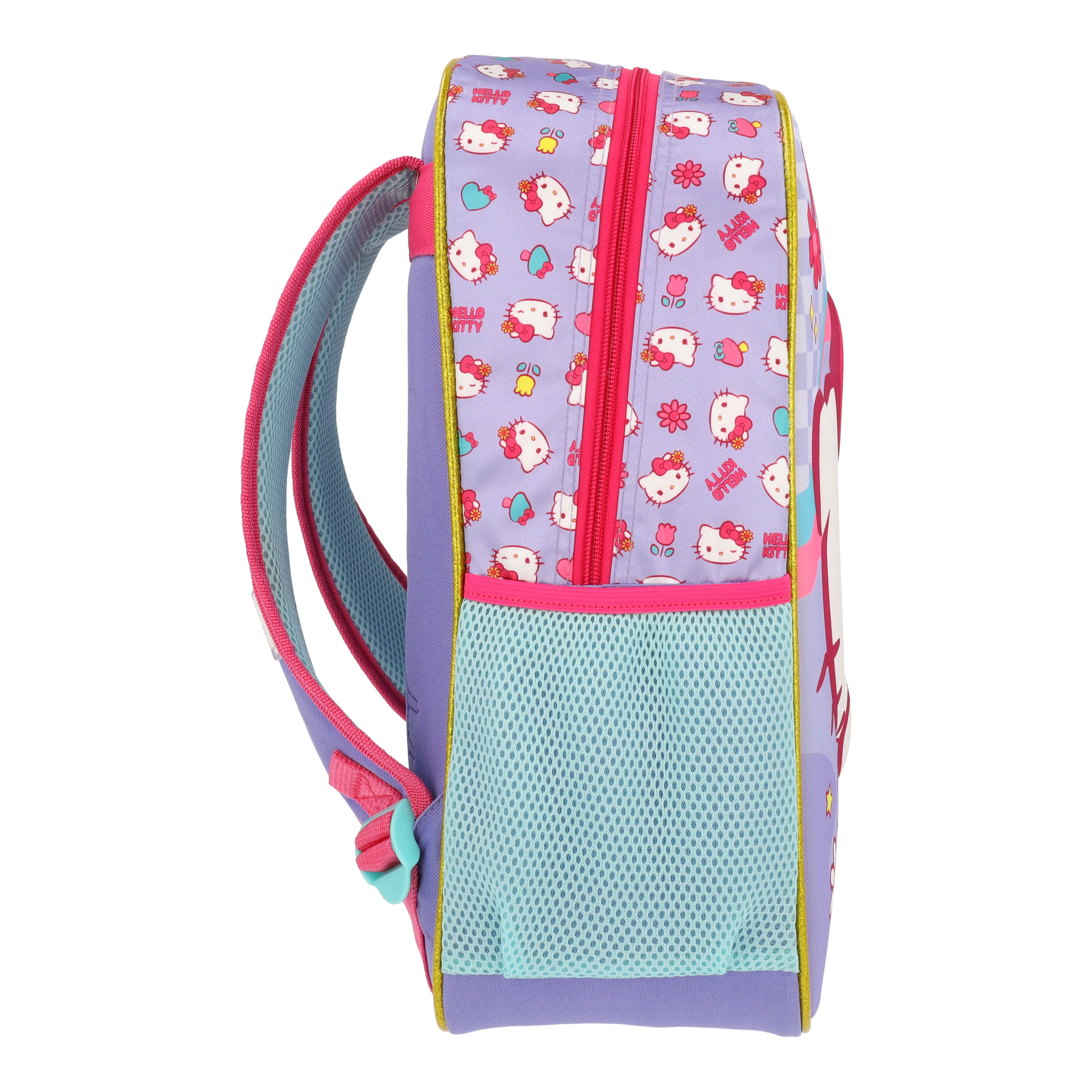 Mochila Escolar Hello Kitty Flores Edición 23