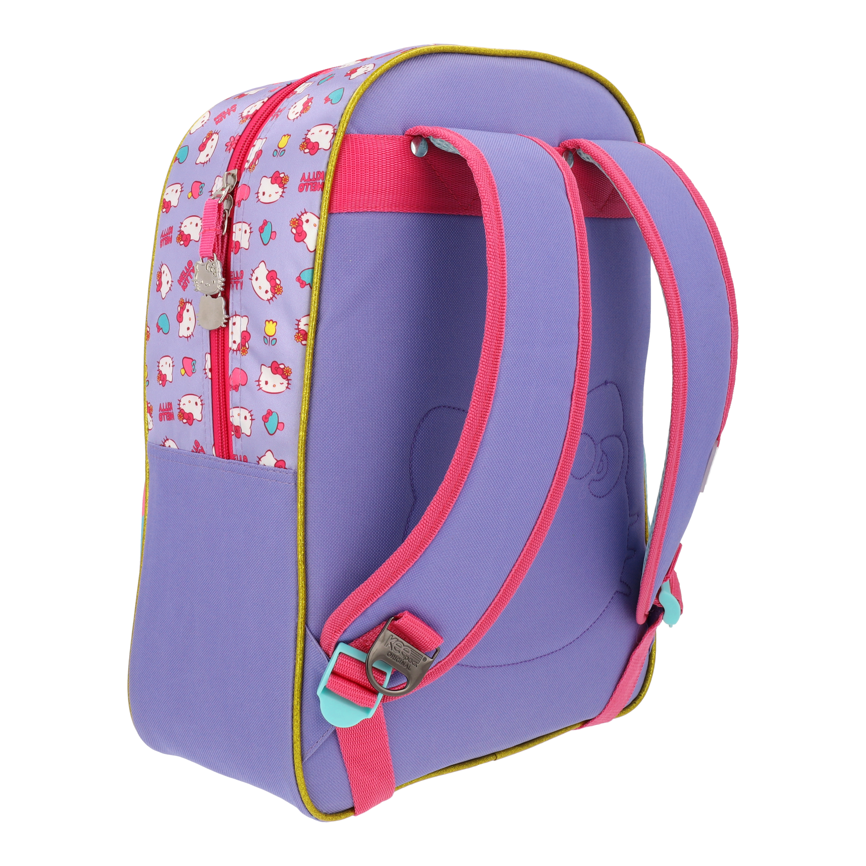 Mochila Escolar Hello Kitty Flores Edición 23
