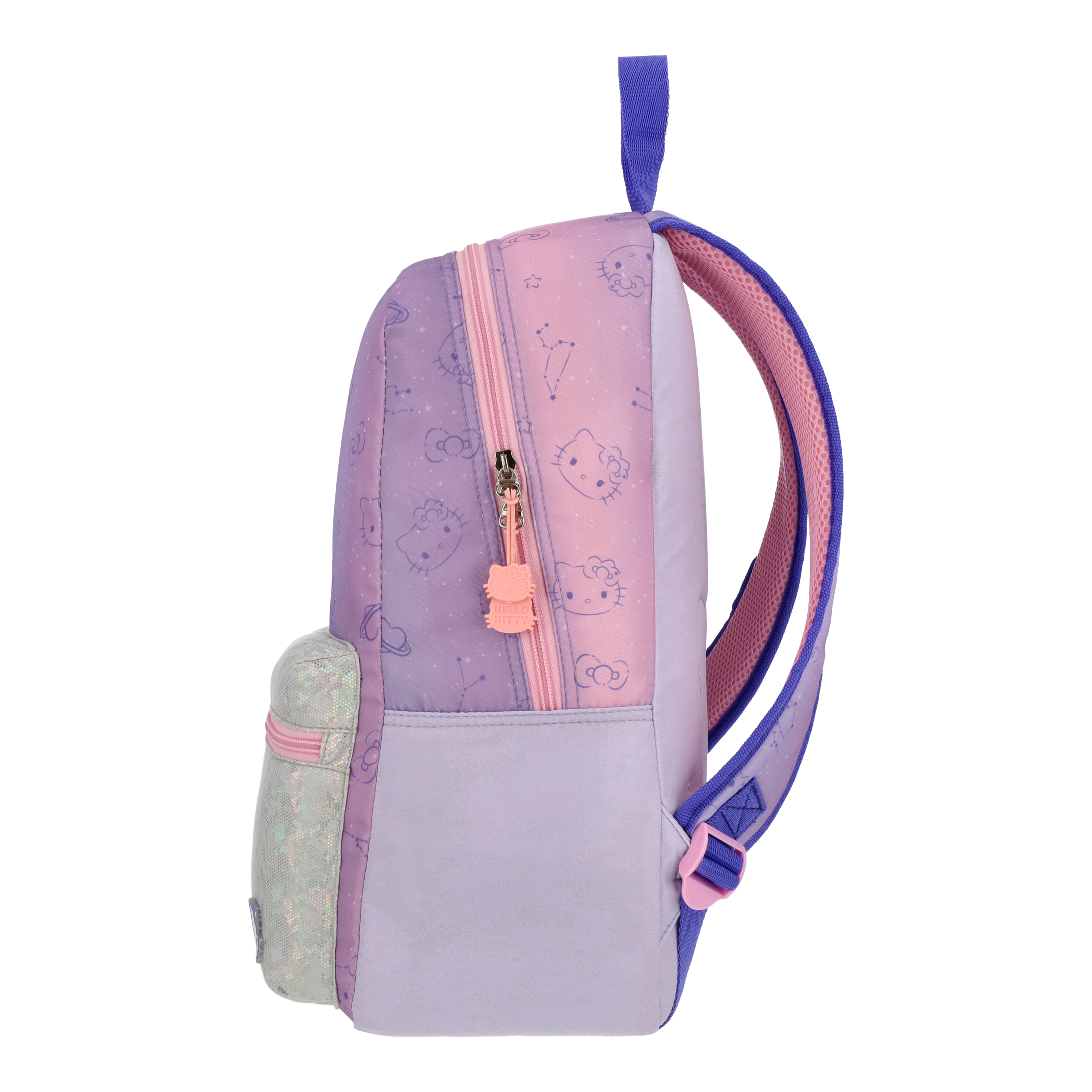 Mochila Escolar Helllo Kitty Galactic Glitter Edición 30