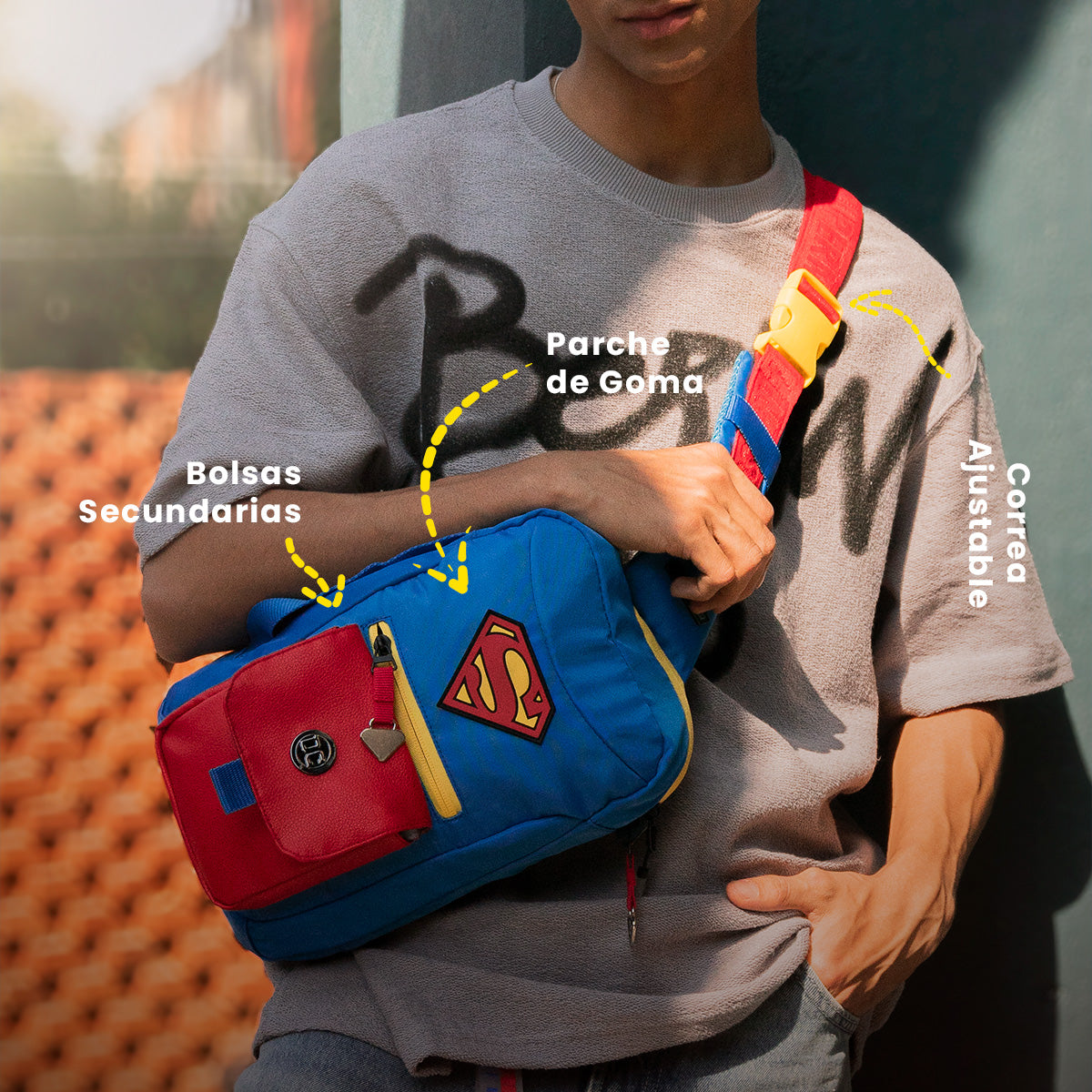 Cross Body Superman DC Classic 002