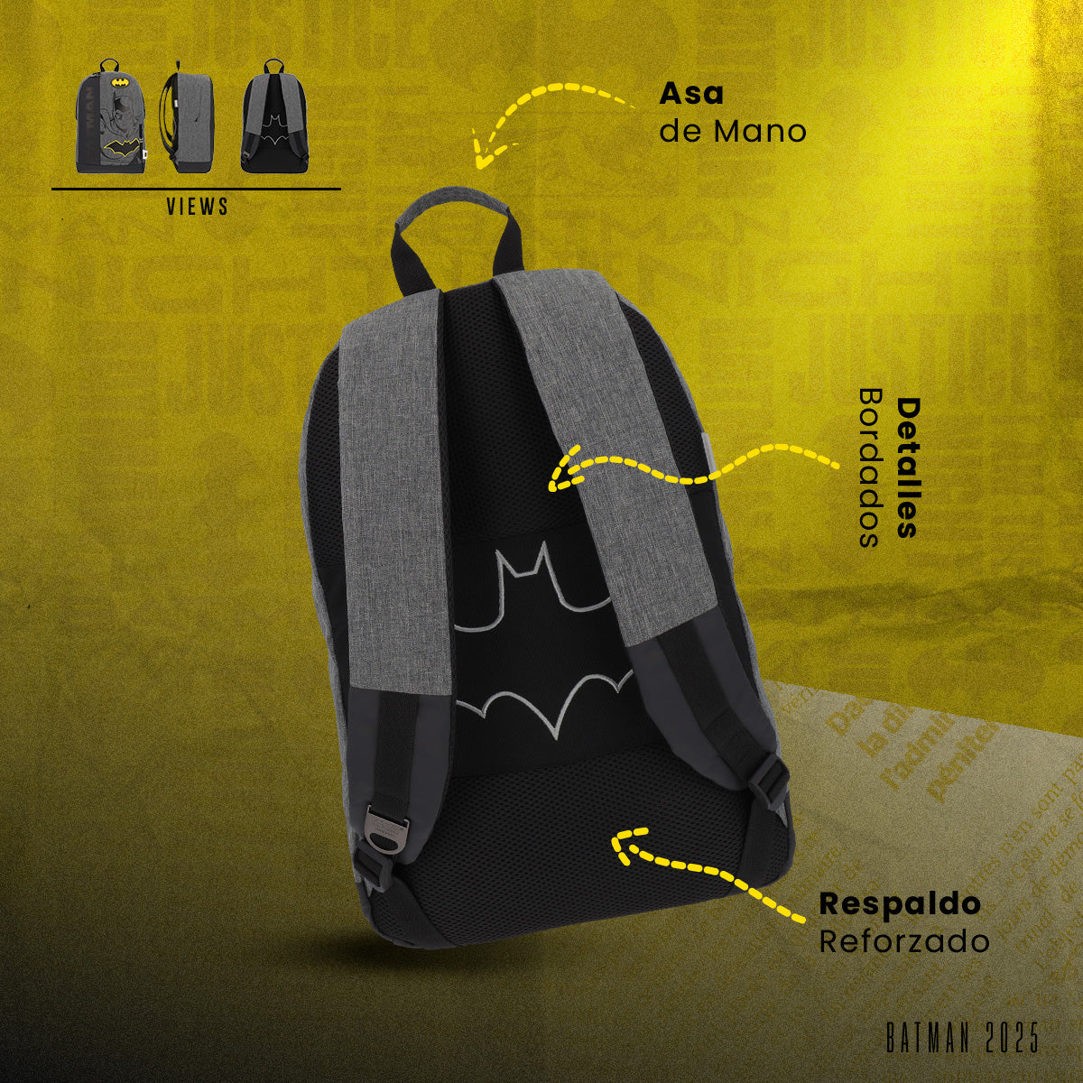 Mochila Batman Casual Classic