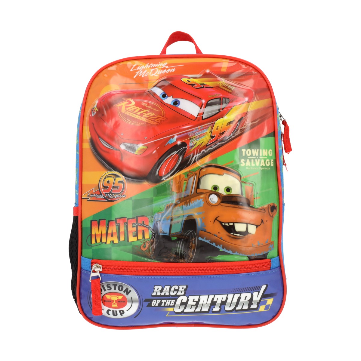 Mochila Escolar Cars Rayo McQueen y Mate Edición 21