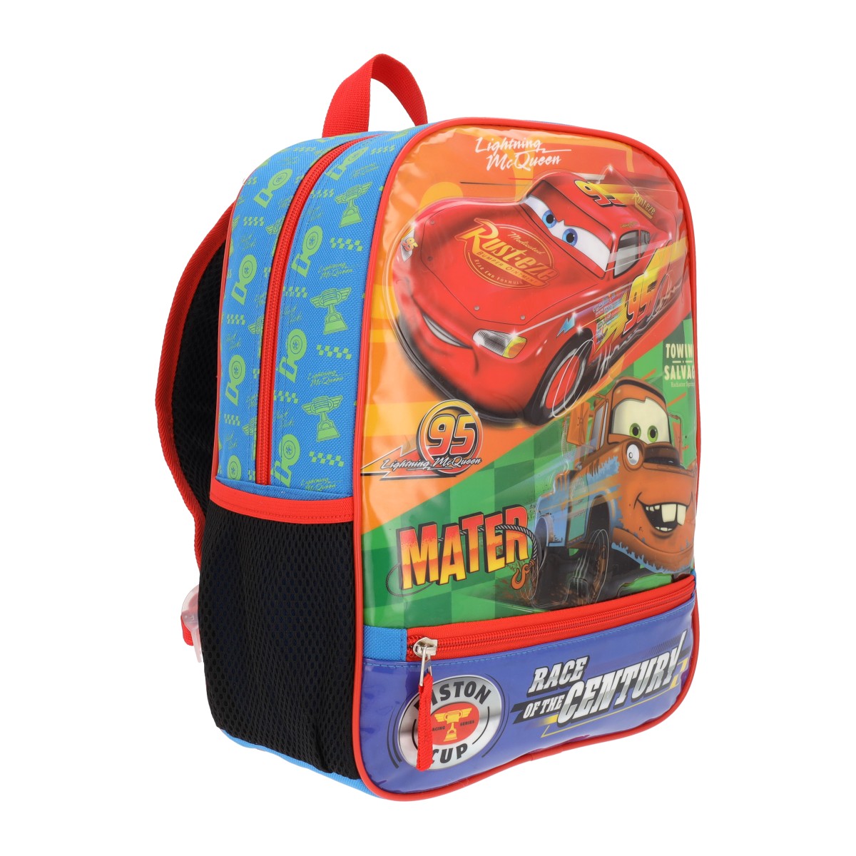Mochila Escolar Cars Rayo McQueen y Mate Edición 21