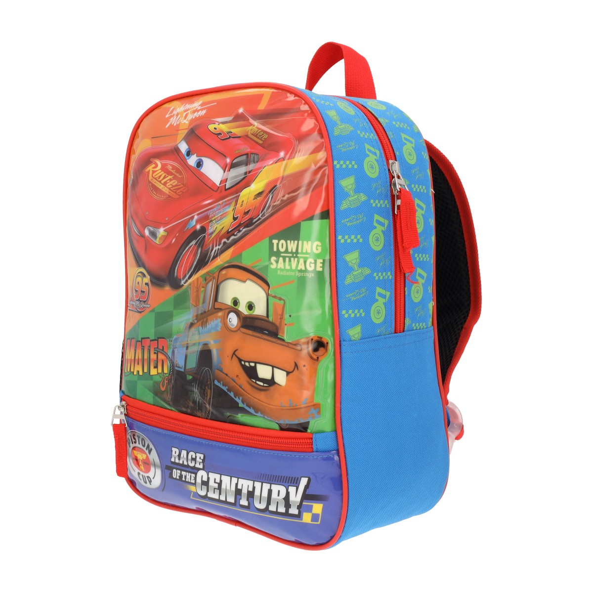Mochila Escolar Cars Rayo McQueen y Mate Edición 21
