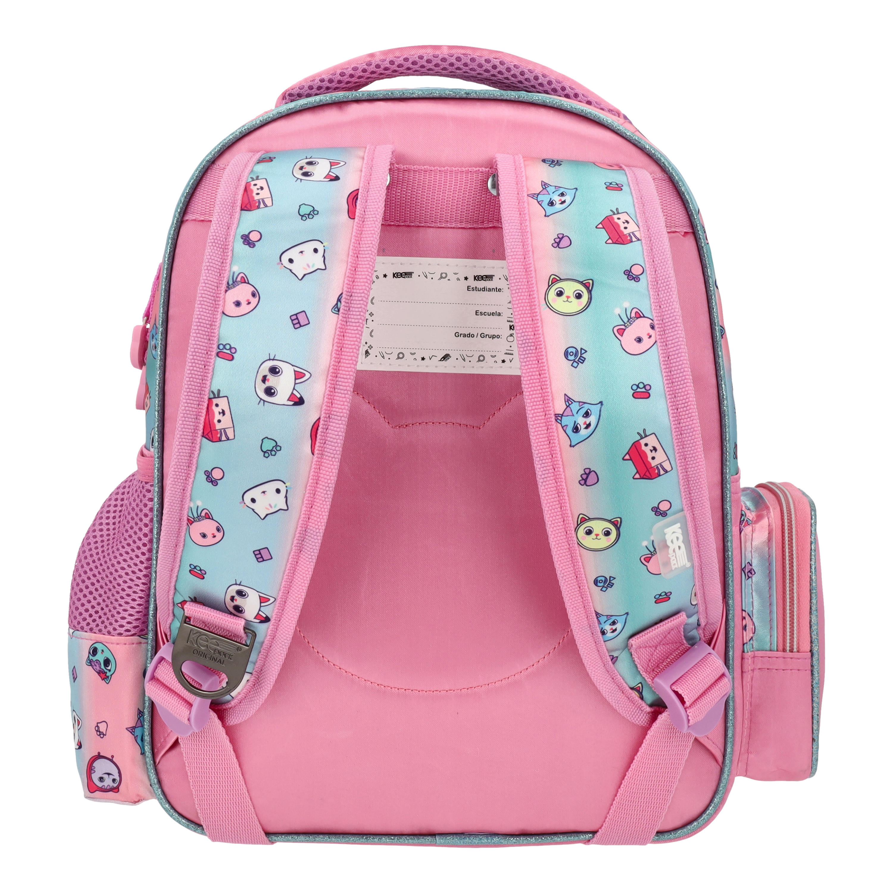 Mochila Gabby's Dollhouse Casa Mágica con panel despegable