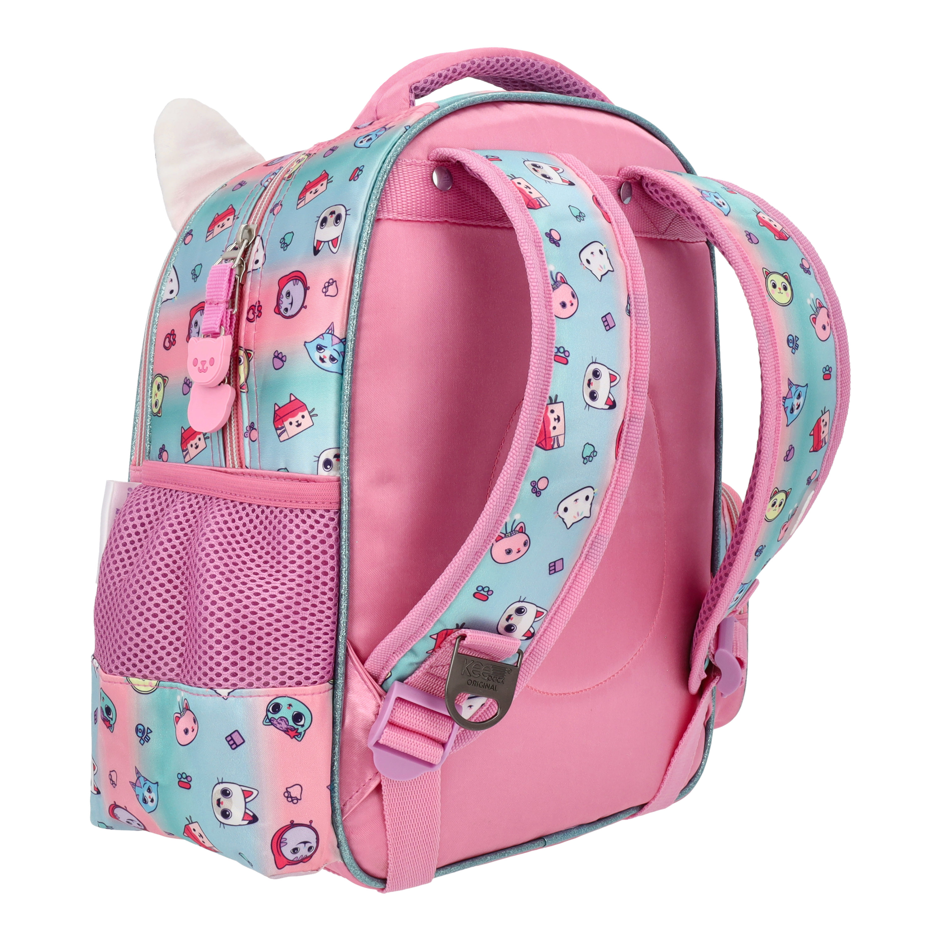 Mochila Gabby's Dollhouse Casa Mágica con panel despegable