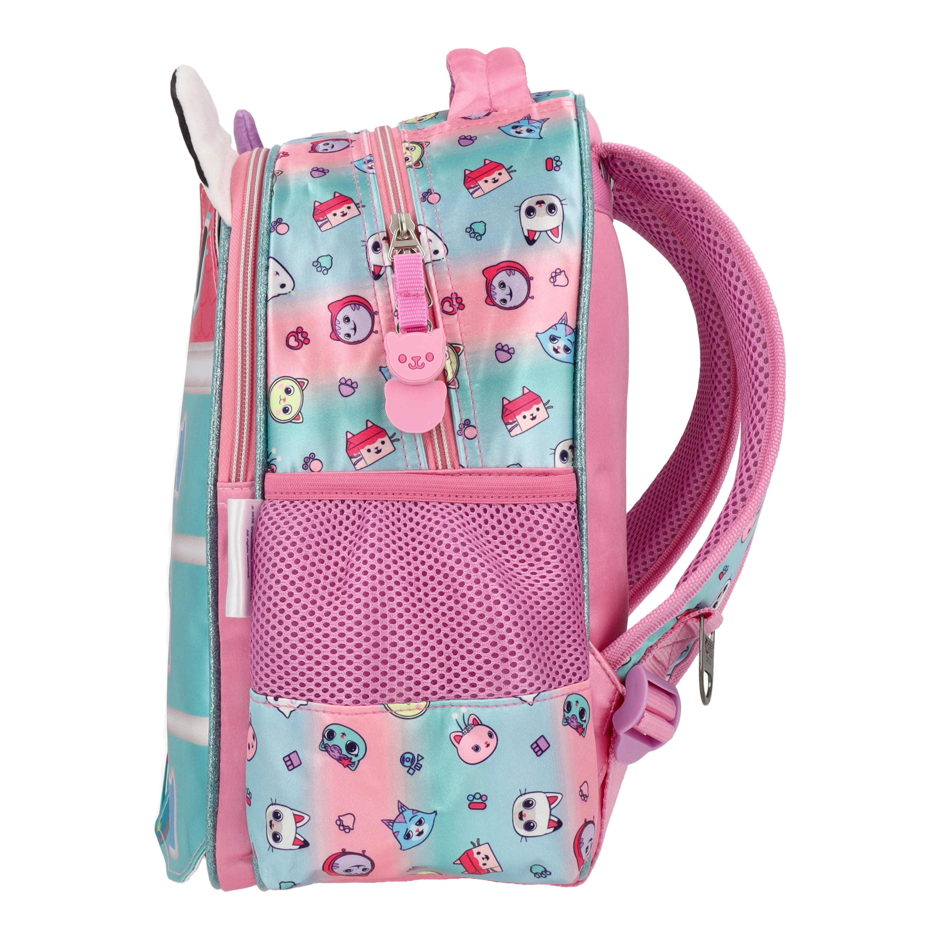 Mochila Gabby's Dollhouse Casa Mágica con panel despegable