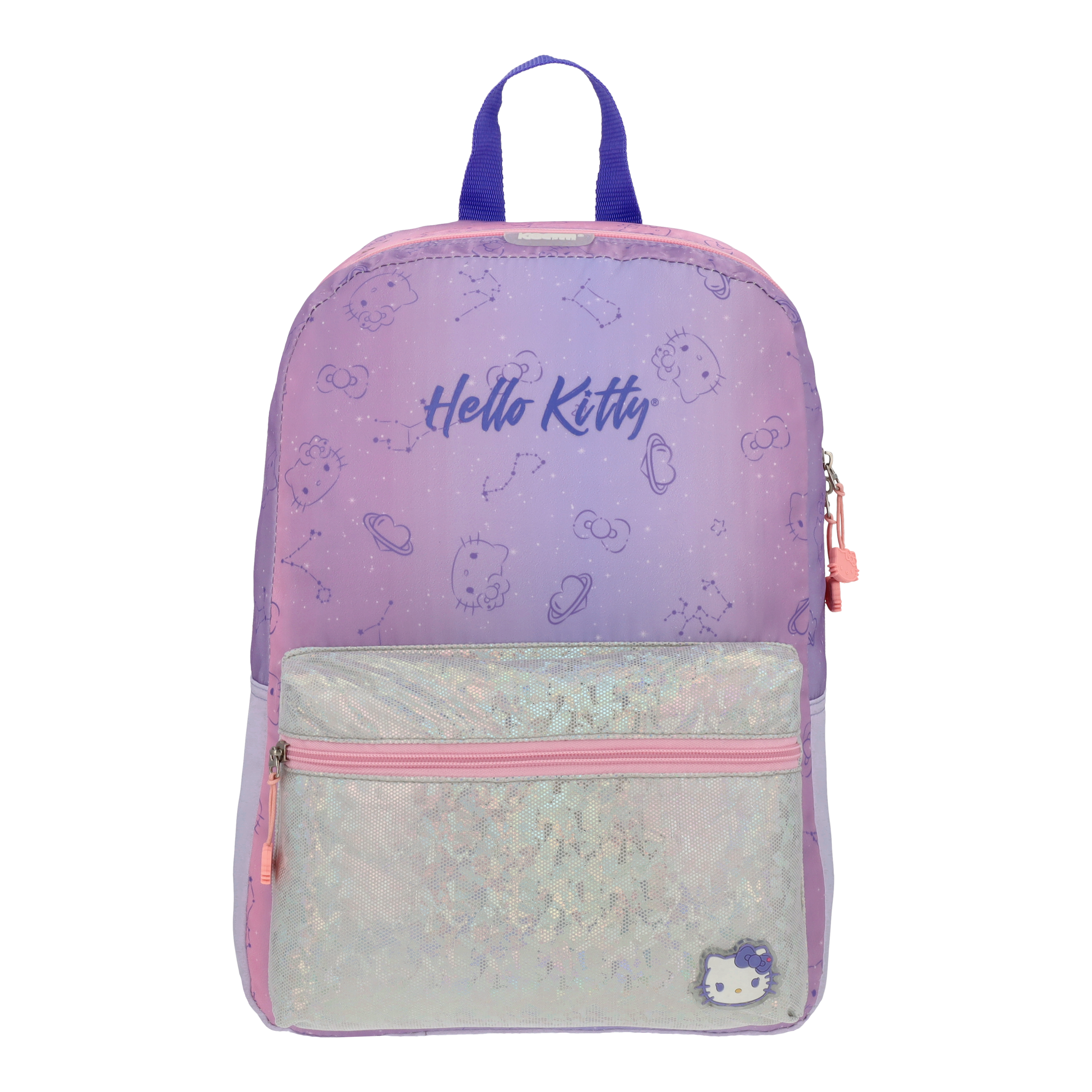 Mochila Escolar Helllo Kitty Galactic Glitter Edición 30