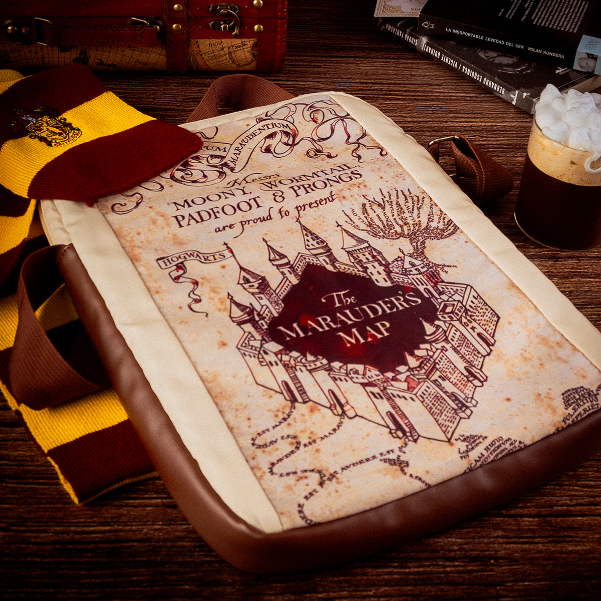 Maleton Portafolio Harry Potter Mapa de Hogwags - Edición Limitada