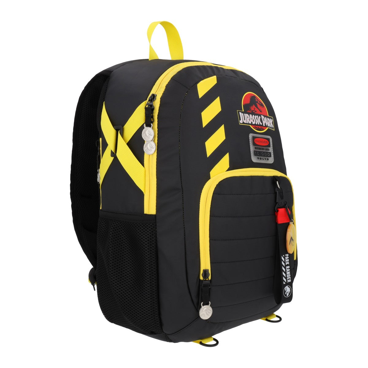 Mochila Jurassic Park Warning Yellow