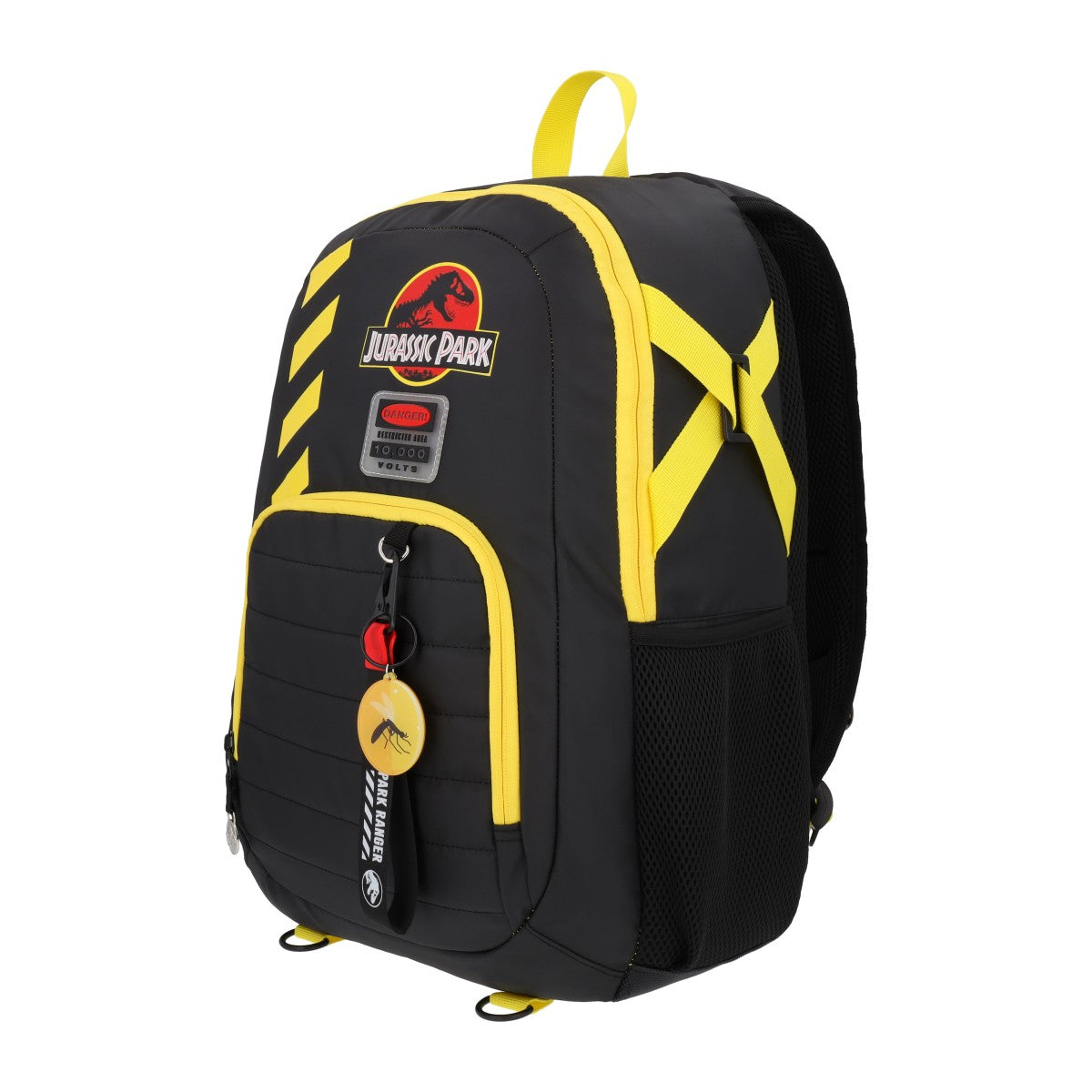 Mochila Jurassic Park Warning Yellow