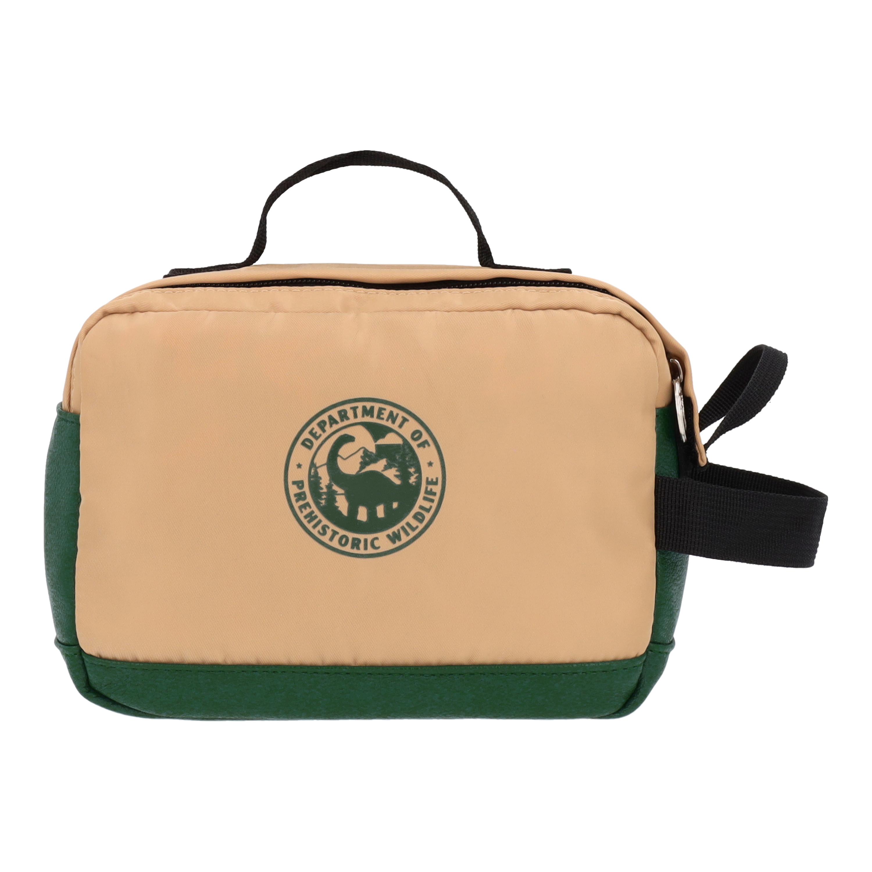 Estuche Jurassic World Verde y Beige