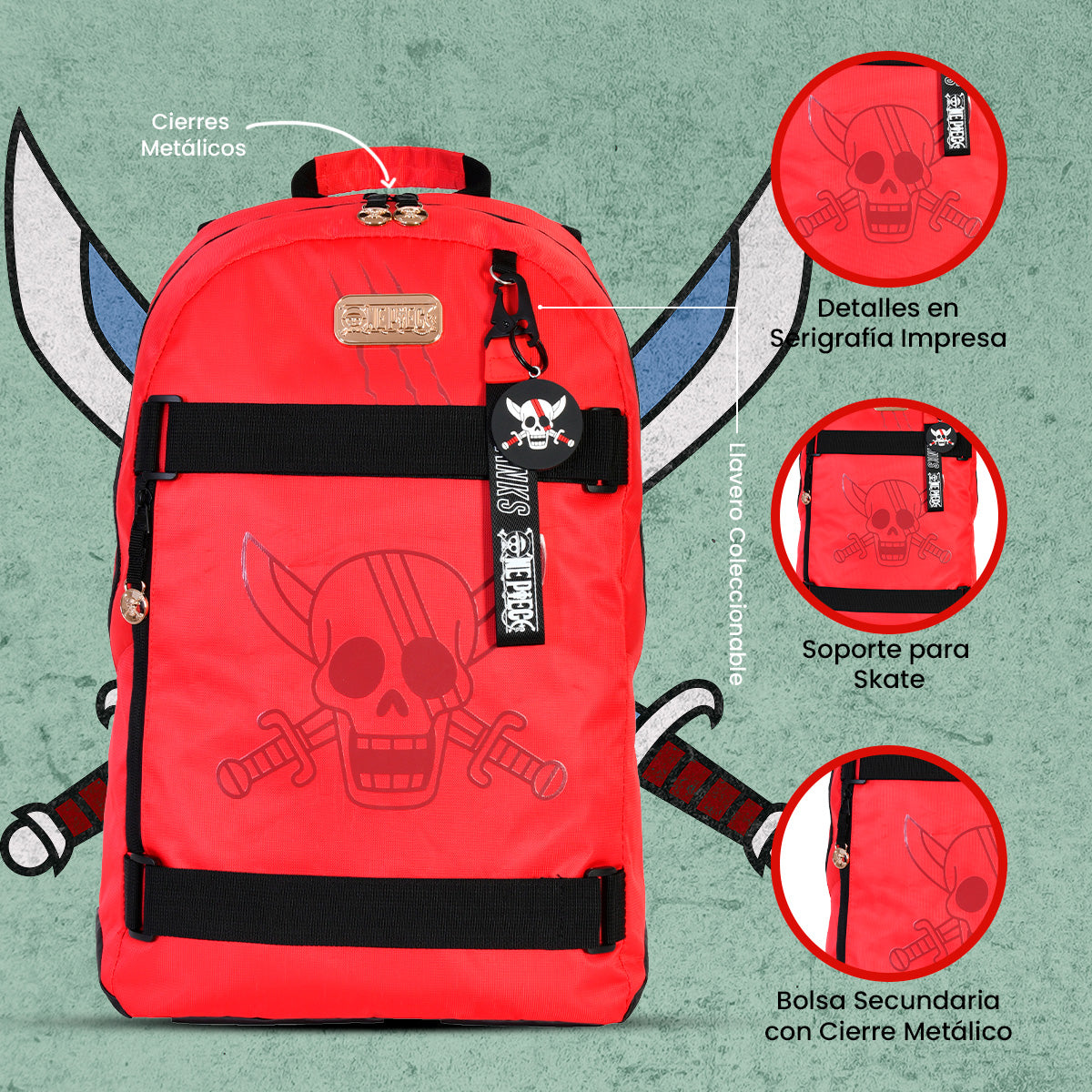 Mochila Shanks One Piece